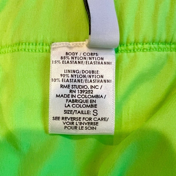 Peixoto Zoni Ribbed High Waisted Bikini Bottom in Rib Lime (S) - Picture 5 of 7